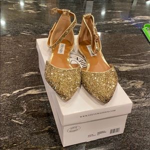 Twinkle Champagne Steve Madden Flats